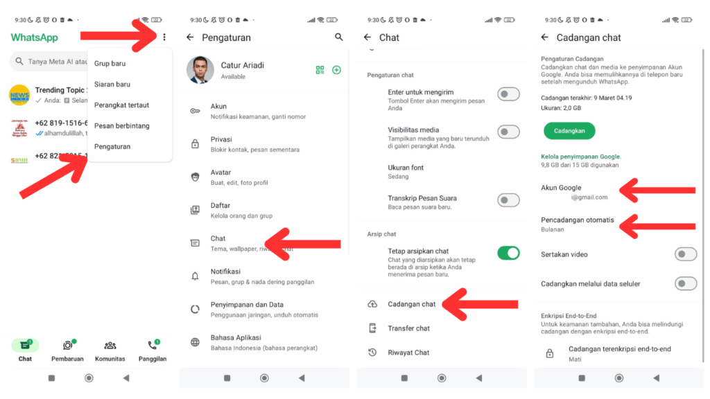 cara backup chat whatsapp