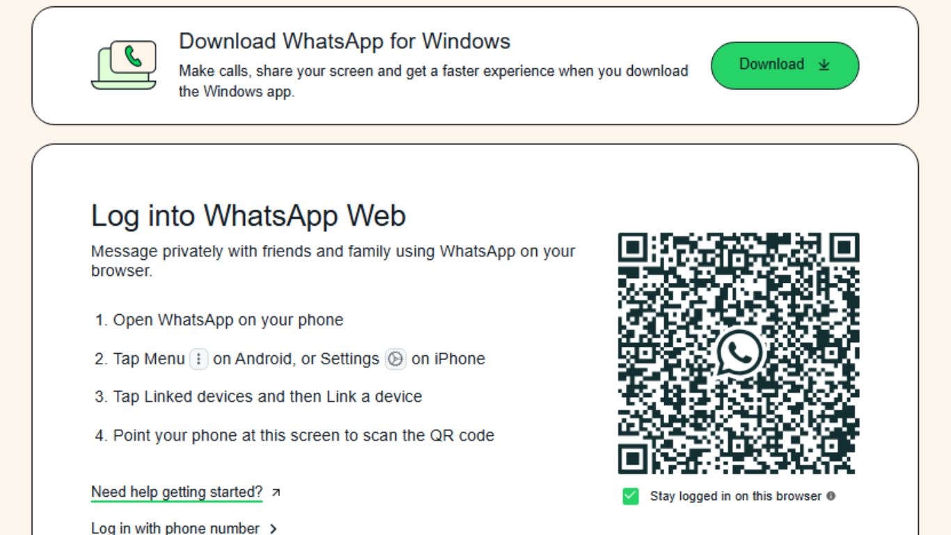 WhatsApp Uji Coba Panggilan Suara dan Video Langsung di WhatsApp Web