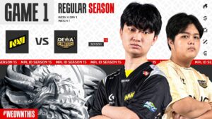 Hasil Dewa United vs NAVI Hari Ini di MPL ID S15