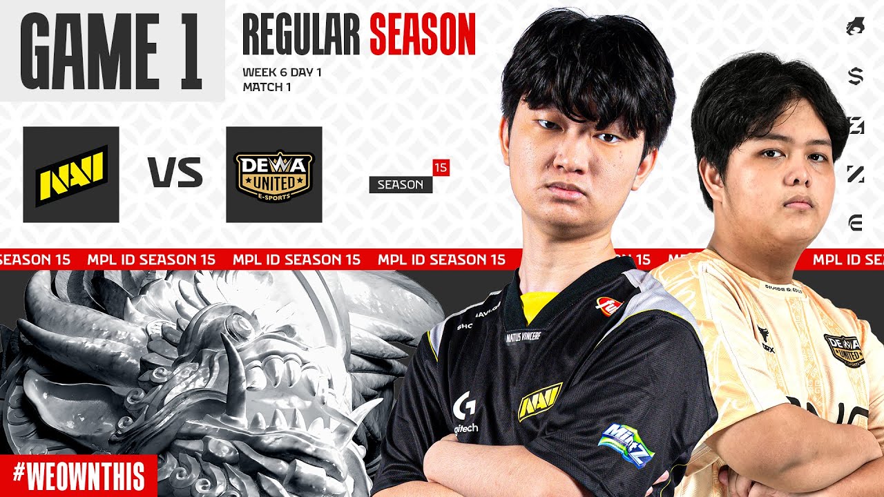 Hasil Dewa United vs NAVI Hari Ini di MPL ID S15