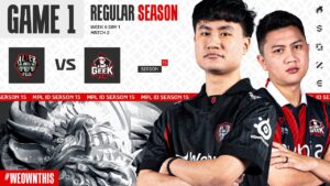 Hasil Geek Fam vs Alter Ego Hari Ini MPL ID Season 15 Week 6