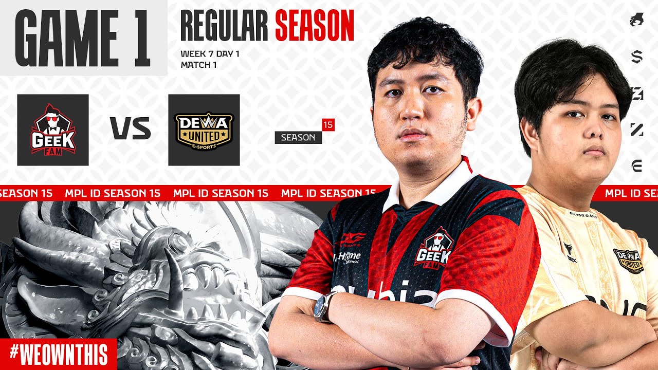 Hasil Geek Fam vs Dewa United Hari Ini MPL ID Season 15 Pekan Ketujuh