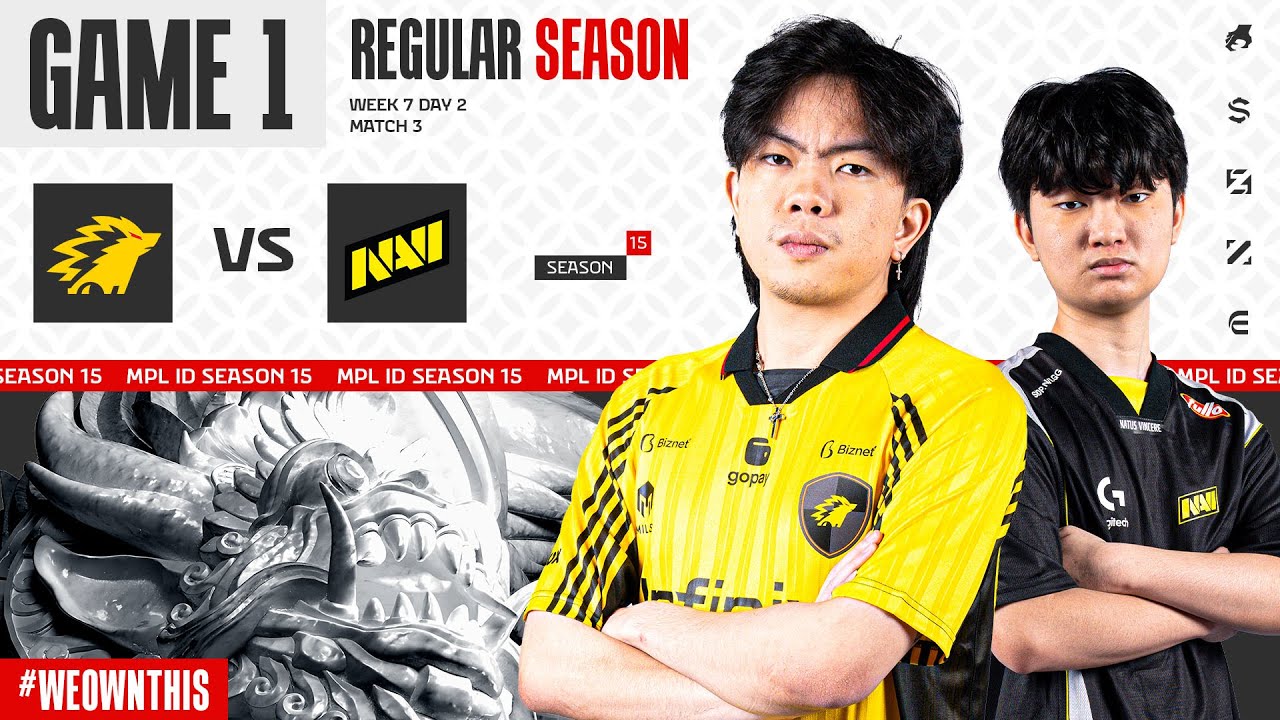 Hasil ONIC vs NAVI Hari Ini MPL ID Season 15 Pekan Ketujuh