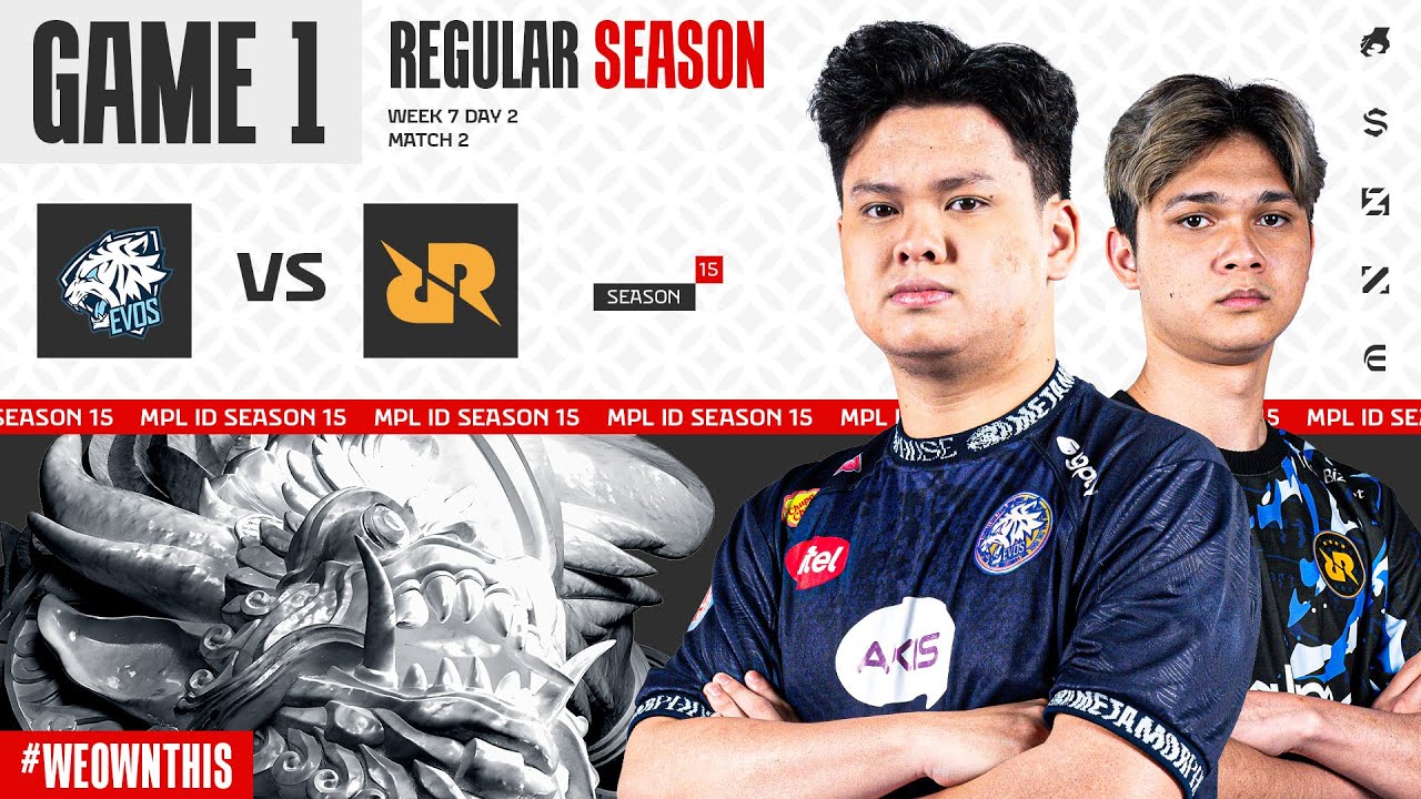 Hasil RRQ vs EVOS MPL ID Season 15 Pekan Ketujuh