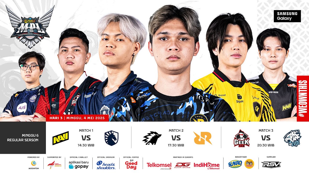 Hasil Team Liquid ID vs NaVi Hari Ini MPL ID S15 Pekan Keenam