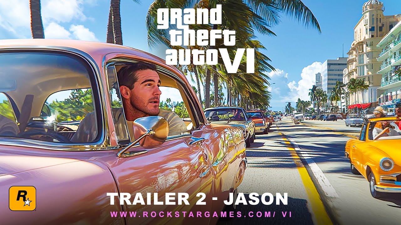 Rockstar Rilis Trailer Kedua GTA 6, Ungkap Detail Karakter dan Latar Cerita di Vice City